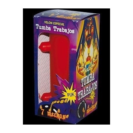 VELON 7 MECHAS ROJO PUK