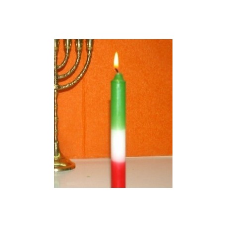 VELA ROJA BLANCA VERDE