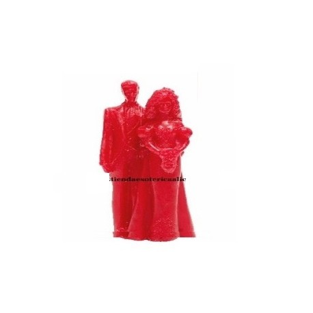 VELA AMARRE O CASAMIENTOS ROJA
