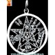 COLGANTE TETRAGRAMATON plata envejecida