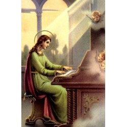 ESTAMPA SANTA CECILIA