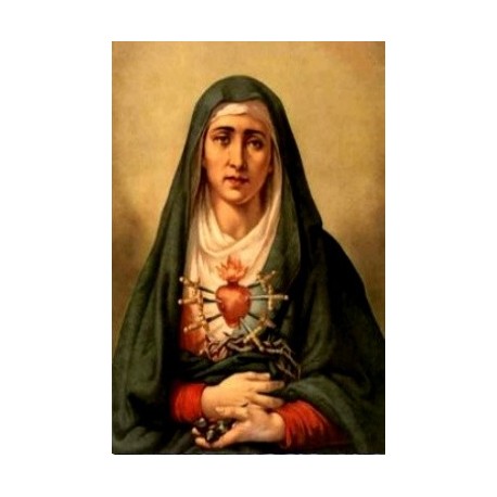 VIRGEN DOLOROSA ESTAMPA