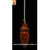 PENDULOS MADERA BELLOTA ALARGADA