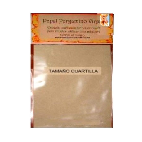 PERGAMINO CUARTILLA
