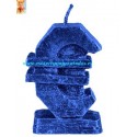VELA FIGURA EURO AZUL