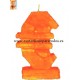 VELA FIGURA EURO NARANJA