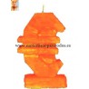 VELA FIGURA EURO NARANJA