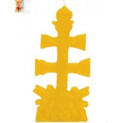 Cruz Caravaca Amarilla Vela Figura