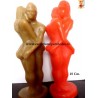PAREJA ROJA VELA FIGURA GRANDE