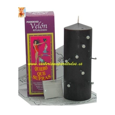 VELON QUIERO QUE SUFRAS