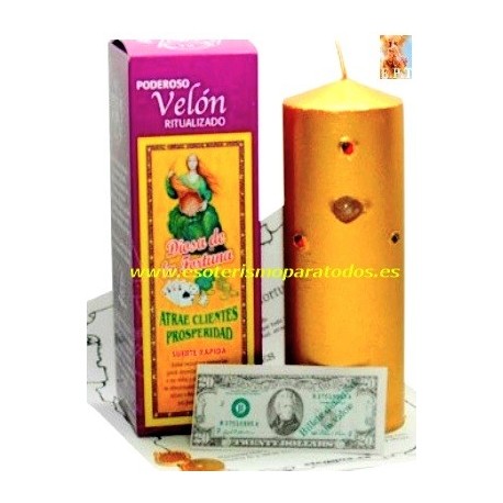 DIOSA DE LA FORTUNA VELON RITUAL